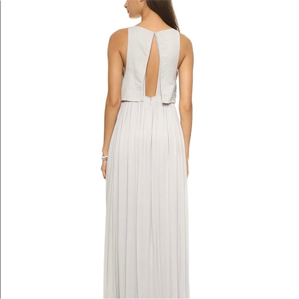 Mara Hoffman Linen Beaded Gown Maxi Dress Rainbow - Picture 6 of 10